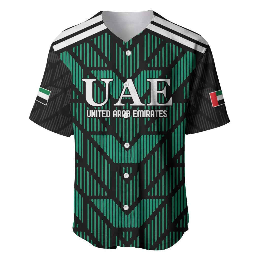 Custom UAE Football Baseball Jersey Green Concept 19-2020 LT9 - Wonder Print Shop