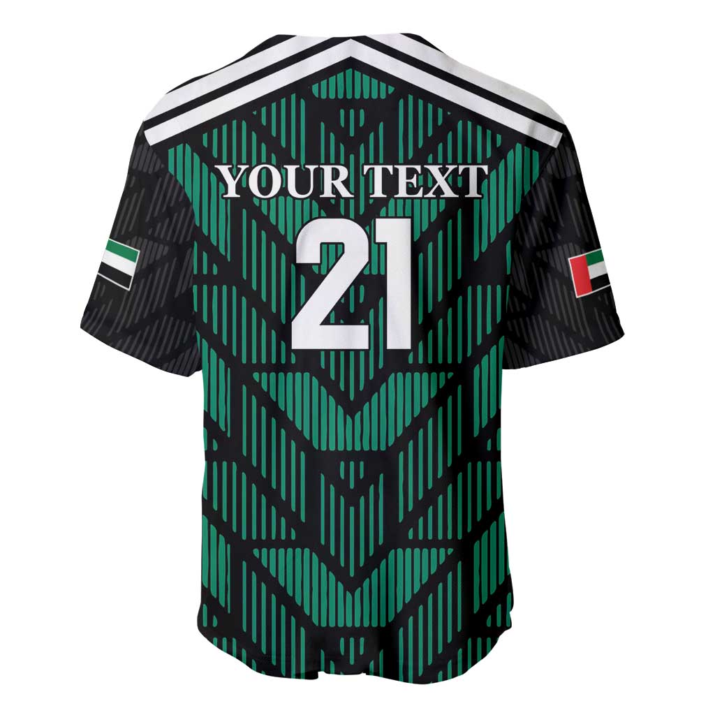Custom UAE Football Baseball Jersey Green Concept 19-2020 LT9 - Wonder Print Shop