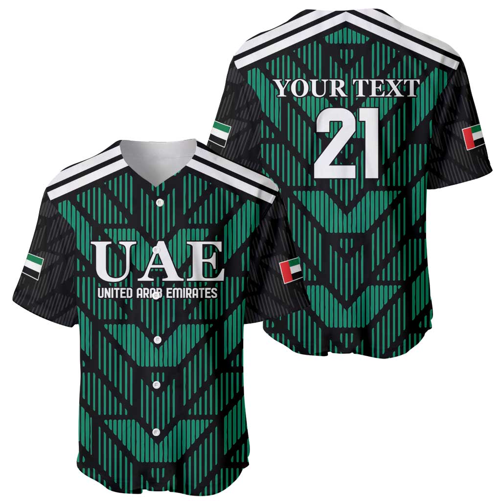 Custom UAE Football Baseball Jersey Green Concept 19-2020 LT9 - Wonder Print Shop