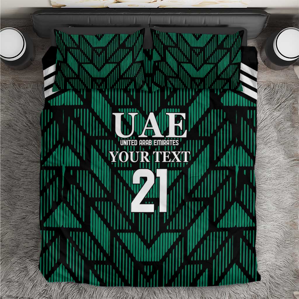 Custom UAE Football Bedding Set Green Concept 19-2020 LT9 - Wonder Print Shop