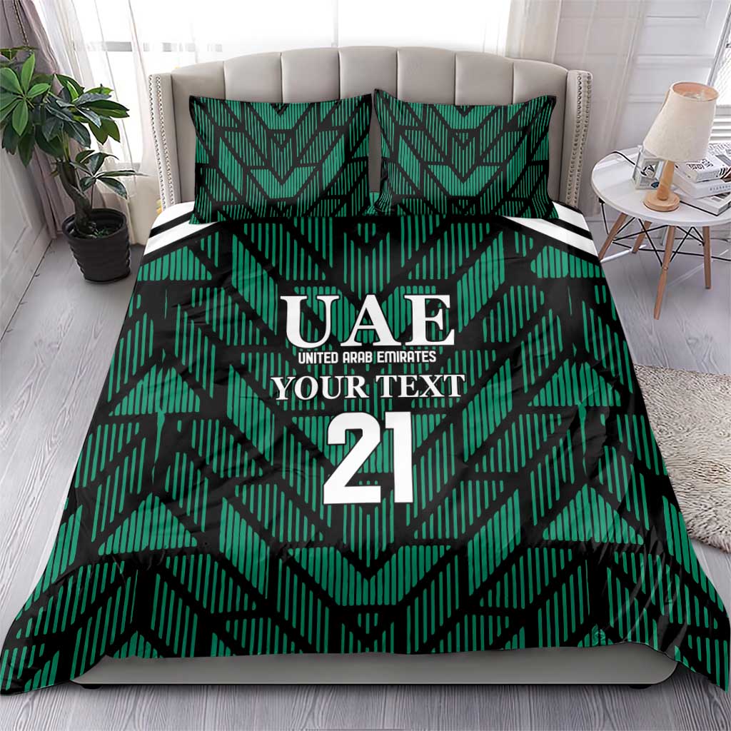 Custom UAE Football Bedding Set Green Concept 19-2020 LT9 - Wonder Print Shop