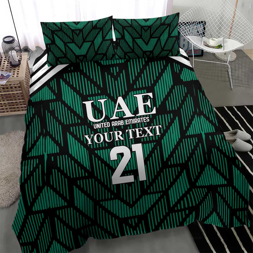 Custom UAE Football Bedding Set Green Concept 19-2020 LT9 - Wonder Print Shop