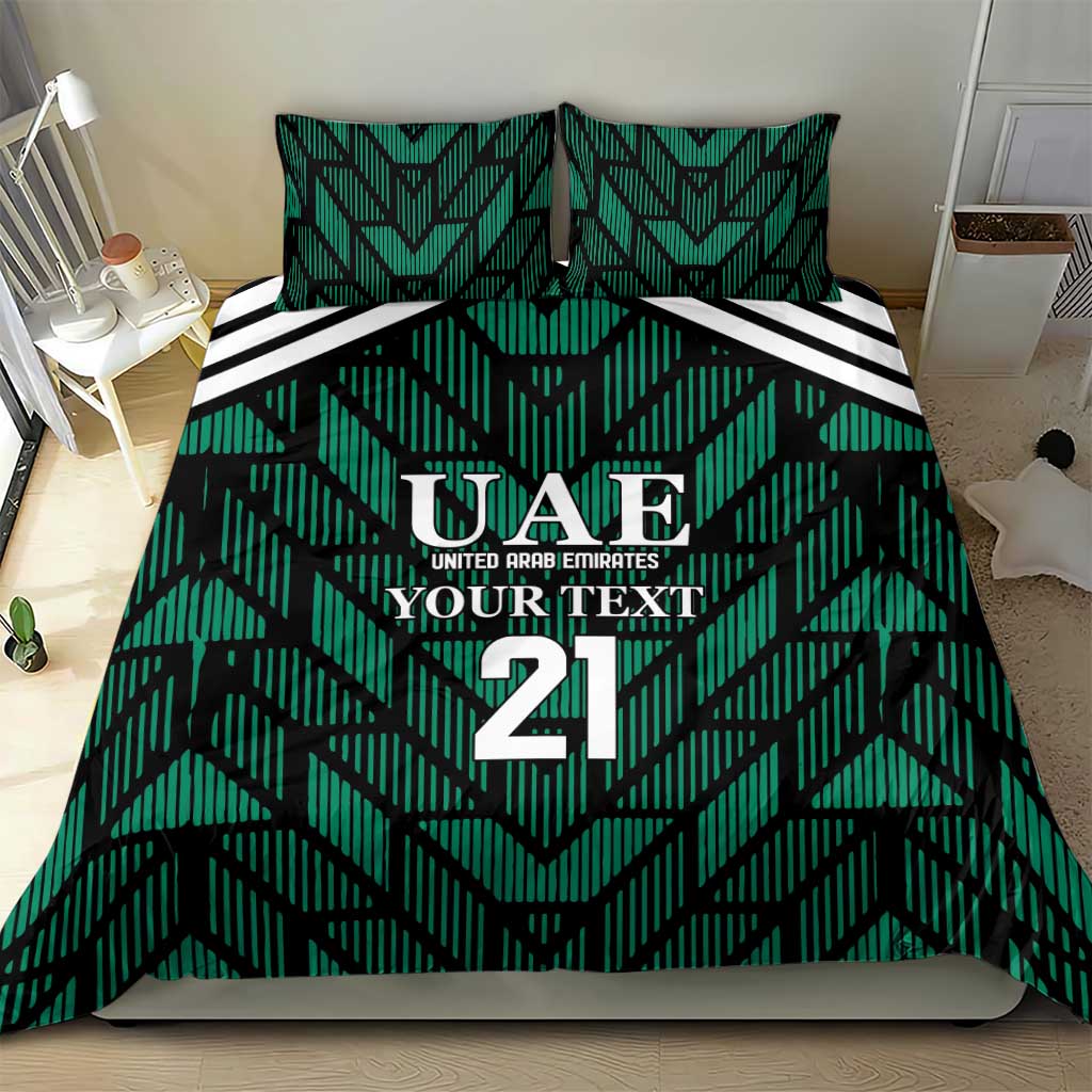 Custom UAE Football Bedding Set Green Concept 19-2020 LT9 - Wonder Print Shop
