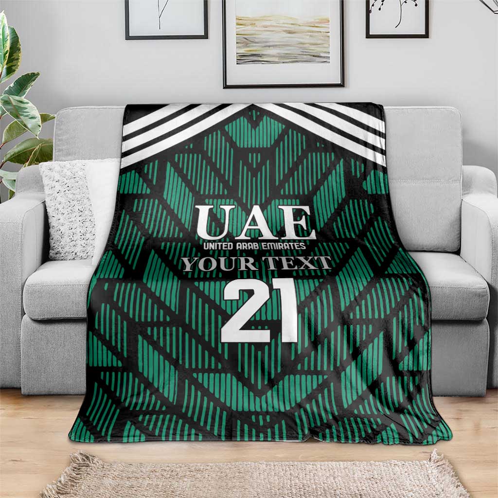 Custom UAE Football Blanket Green Concept 19-2020 LT9