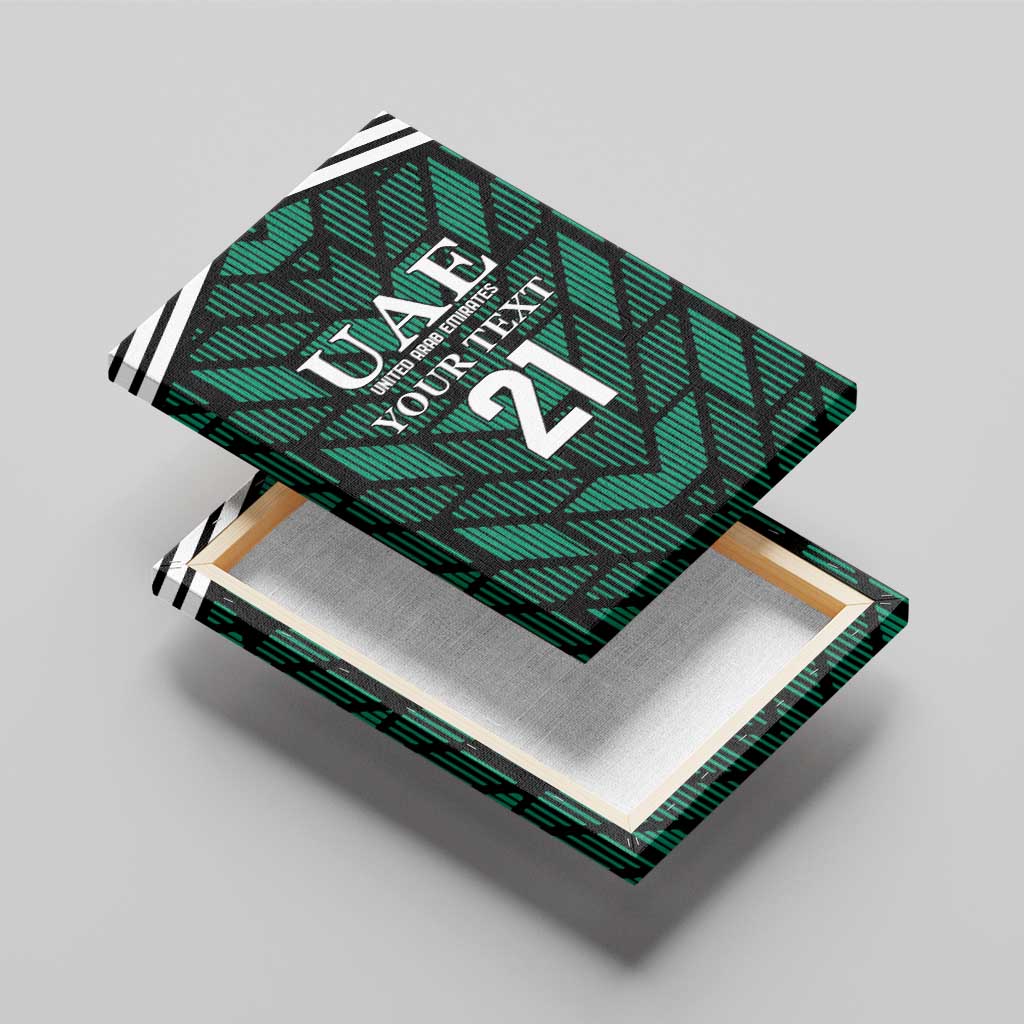 Custom UAE Football Canvas Wall Art Green Concept 19-2020 LT9 - Wonder Print Shop