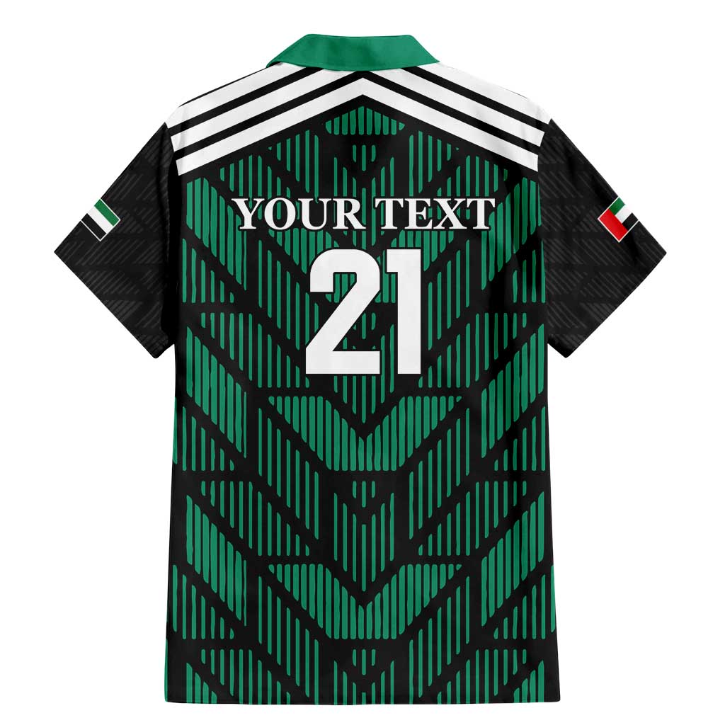 Custom UAE Football Family Matching Mermaid Dress and Hawaiian Shirt Green Concept 19-2020 LT9 - Wonder Print Shop