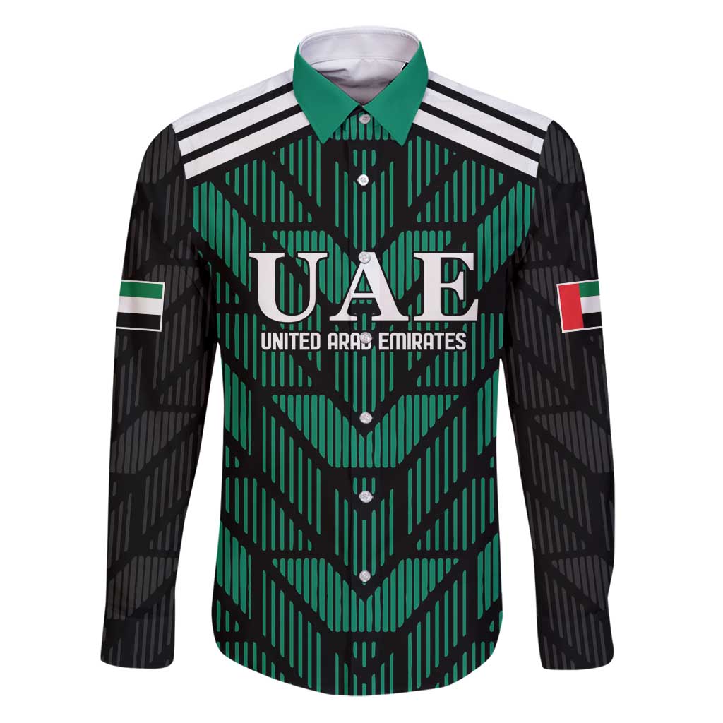 Custom UAE Football Family Matching Puletasi and Hawaiian Shirt Green Concept 19-2020 - Wonder Print Shop