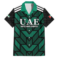 Custom UAE Football Family Matching Short Sleeve Bodycon Dress and Hawaiian Shirt Green Concept 19-2020 - Wonder Print Shop