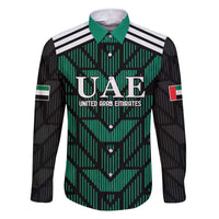Custom UAE Football Family Matching Short Sleeve Bodycon Dress and Hawaiian Shirt Green Concept 19-2020 - Wonder Print Shop