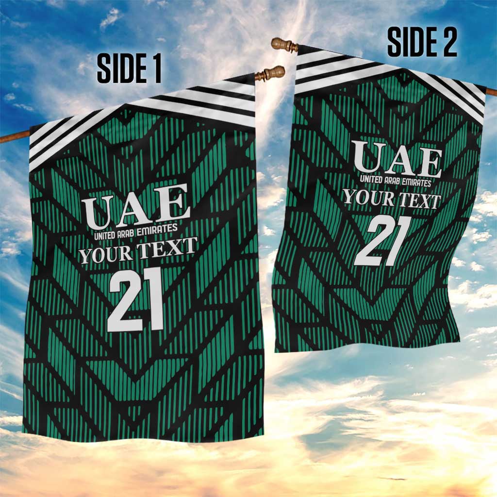 Custom UAE Football Garden Flag Green Concept 19-2020 - Wonder Print Shop