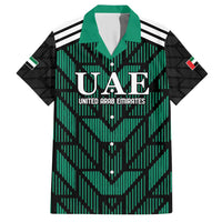 Custom UAE Football Hawaiian Shirt Green Concept 19-2020 - Wonder Print Shop