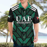 Custom UAE Football Hawaiian Shirt Green Concept 19-2020 - Wonder Print Shop