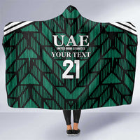 Custom UAE Football Hooded Blanket Green Concept 19-2020 LT9
