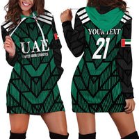 Custom UAE Football Hoodie Dress Green Concept 19-2020 - Wonder Print Shop