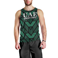 Custom UAE Football Men Tank Top Green Concept 19-2020 - Wonder Print Shop