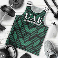 Custom UAE Football Men Tank Top Green Concept 19-2020 - Wonder Print Shop