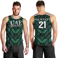 Custom UAE Football Men Tank Top Green Concept 19-2020 - Wonder Print Shop