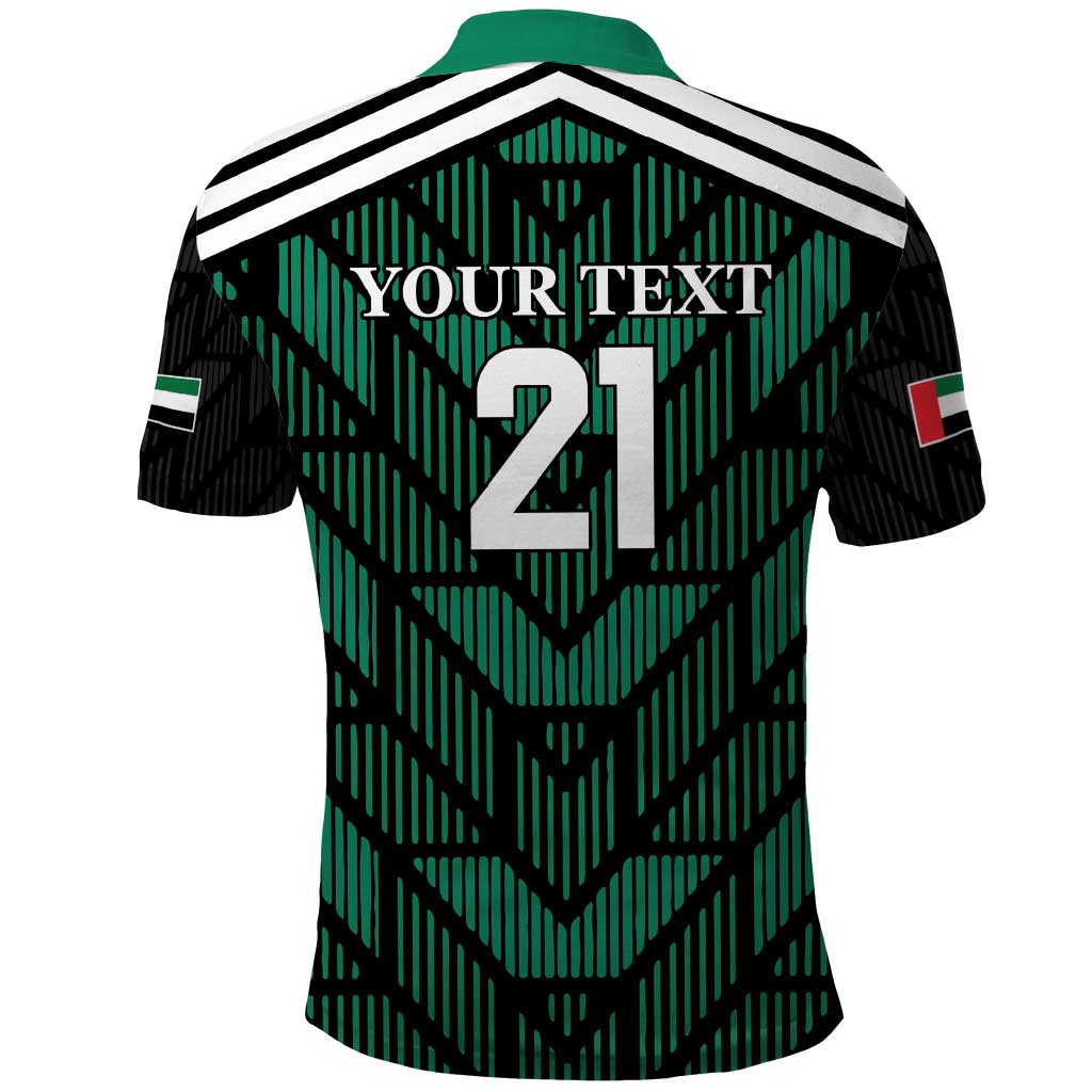 Custom UAE Football Polo Shirt Green Concept 19-2020 - Wonder Print Shop