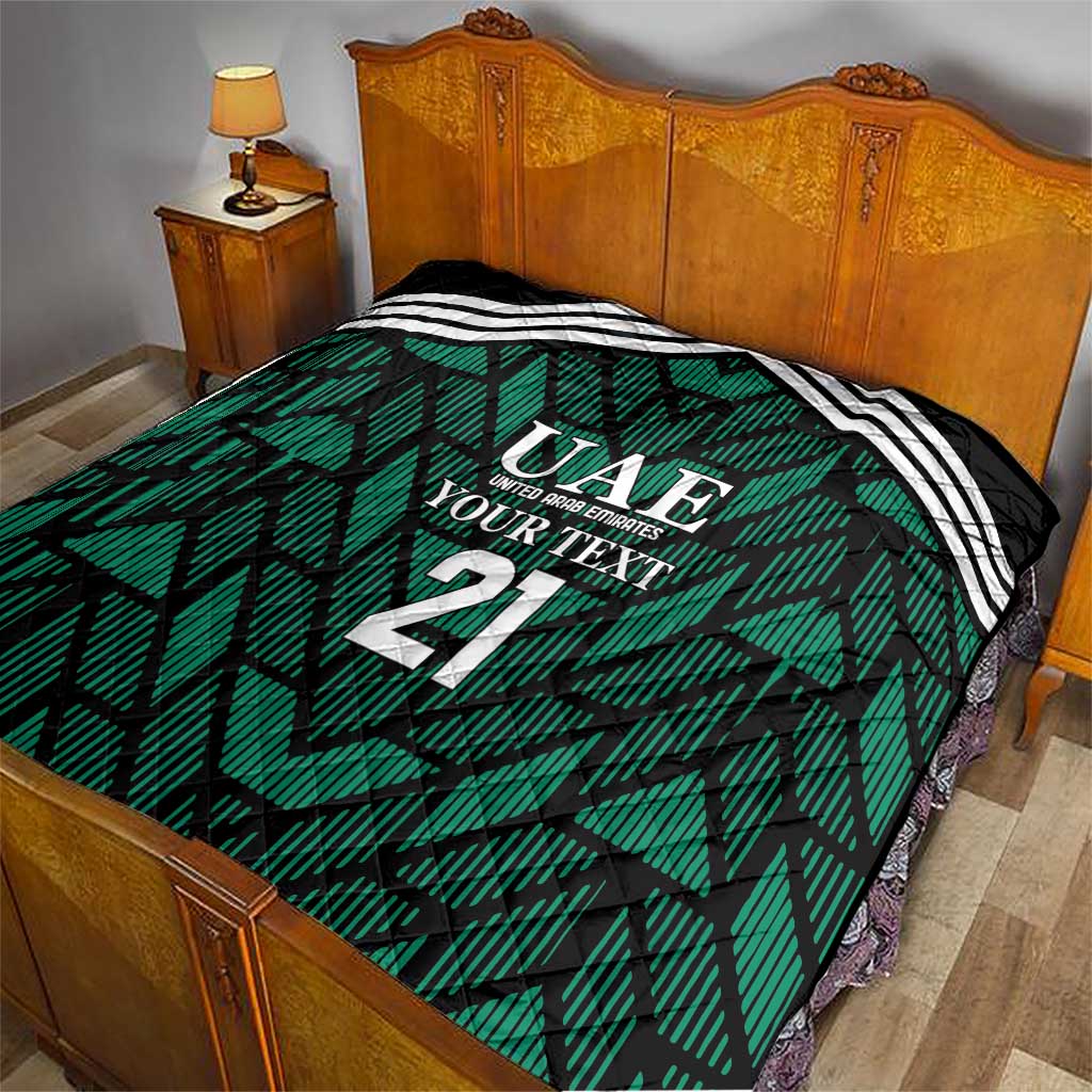 Custom UAE Football Quilt Green Concept 19-2020 - Wonder Print Shop