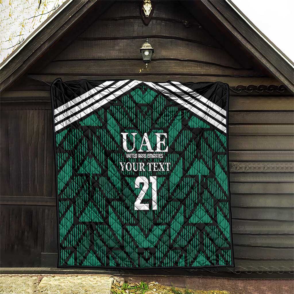 Custom UAE Football Quilt Green Concept 19-2020 - Wonder Print Shop