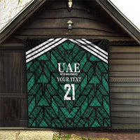 Custom UAE Football Quilt Green Concept 19-2020 - Wonder Print Shop