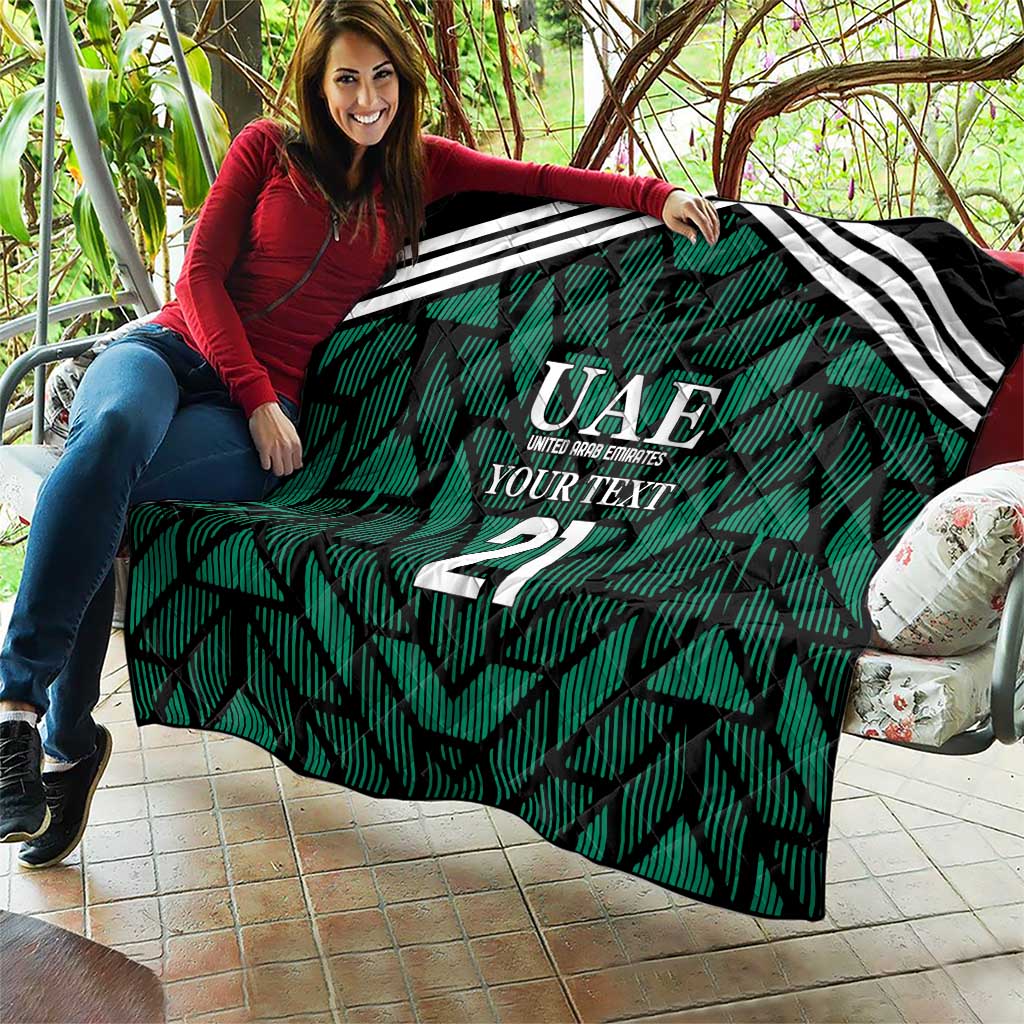 Custom UAE Football Quilt Green Concept 19-2020 - Wonder Print Shop