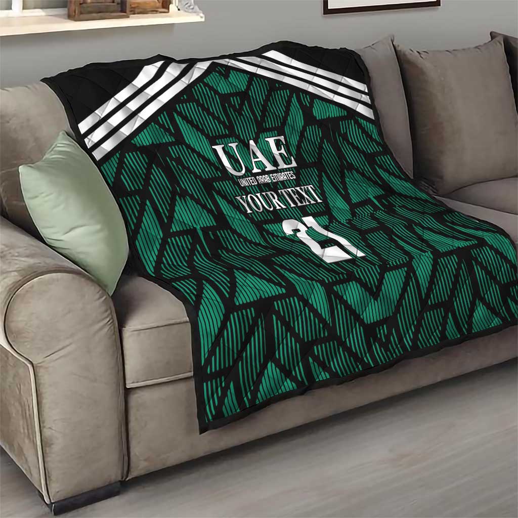 Custom UAE Football Quilt Green Concept 19-2020 - Wonder Print Shop