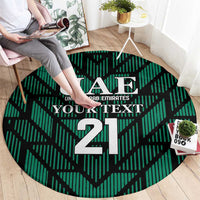 Custom UAE Football Round Carpet Green Concept 19-2020 LT9