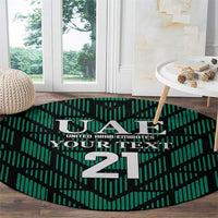 Custom UAE Football Round Carpet Green Concept 19-2020 LT9