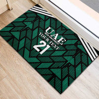 Custom UAE Football Rubber Doormat Green Concept 19-2020 - Wonder Print Shop