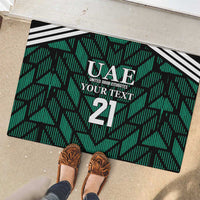 Custom UAE Football Rubber Doormat Green Concept 19-2020 - Wonder Print Shop