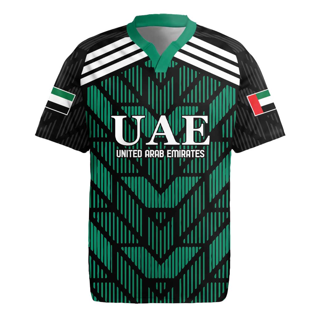 Custom UAE Football Rugby Jersey Green Concept 19-2020 - Wonder Print Shop