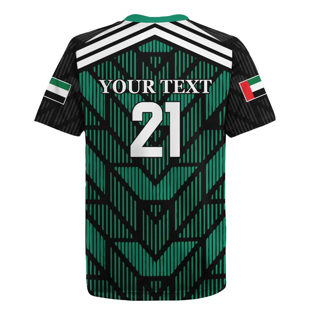 Custom UAE Football Rugby Jersey Green Concept 19-2020 - Wonder Print Shop