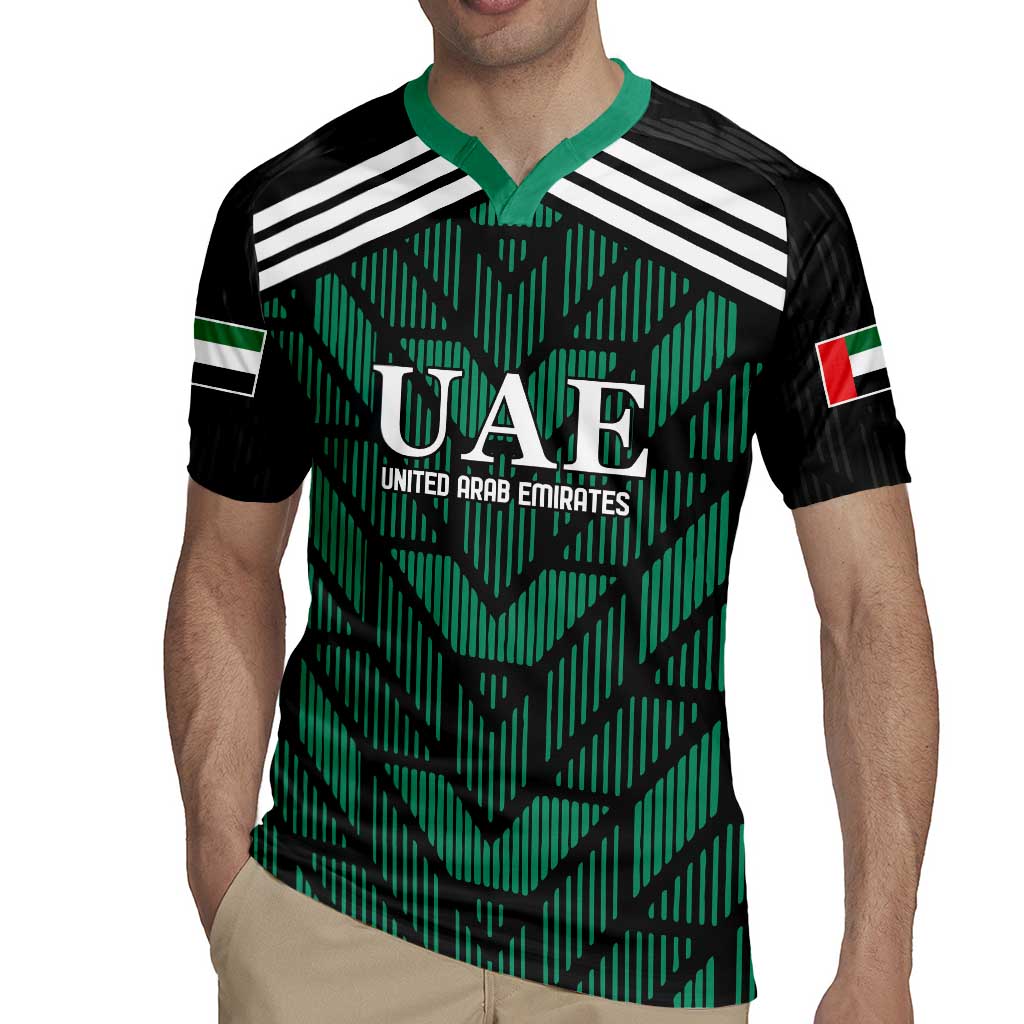 Custom UAE Football Rugby Jersey Green Concept 19-2020 - Wonder Print Shop