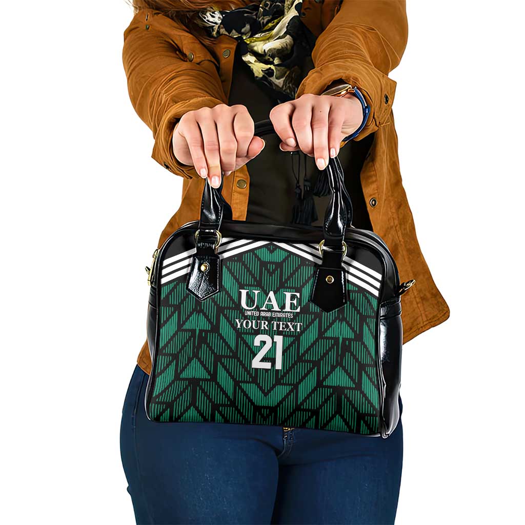 Custom UAE Football Shoulder Handbag Green Concept 19-2020 LT9