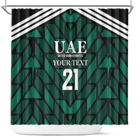 Custom UAE Football Shower Curtain Green Concept 19-2020 LT9