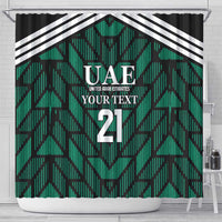 Custom UAE Football Shower Curtain Green Concept 19-2020 LT9