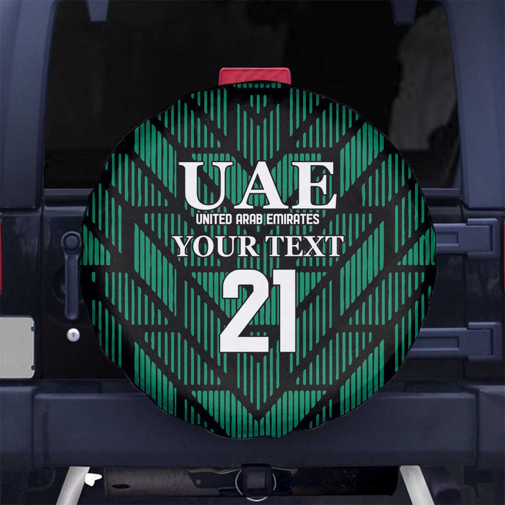 Custom UAE Football Spare Tire Cover Green Concept 19-2020 - Wonder Print Shop