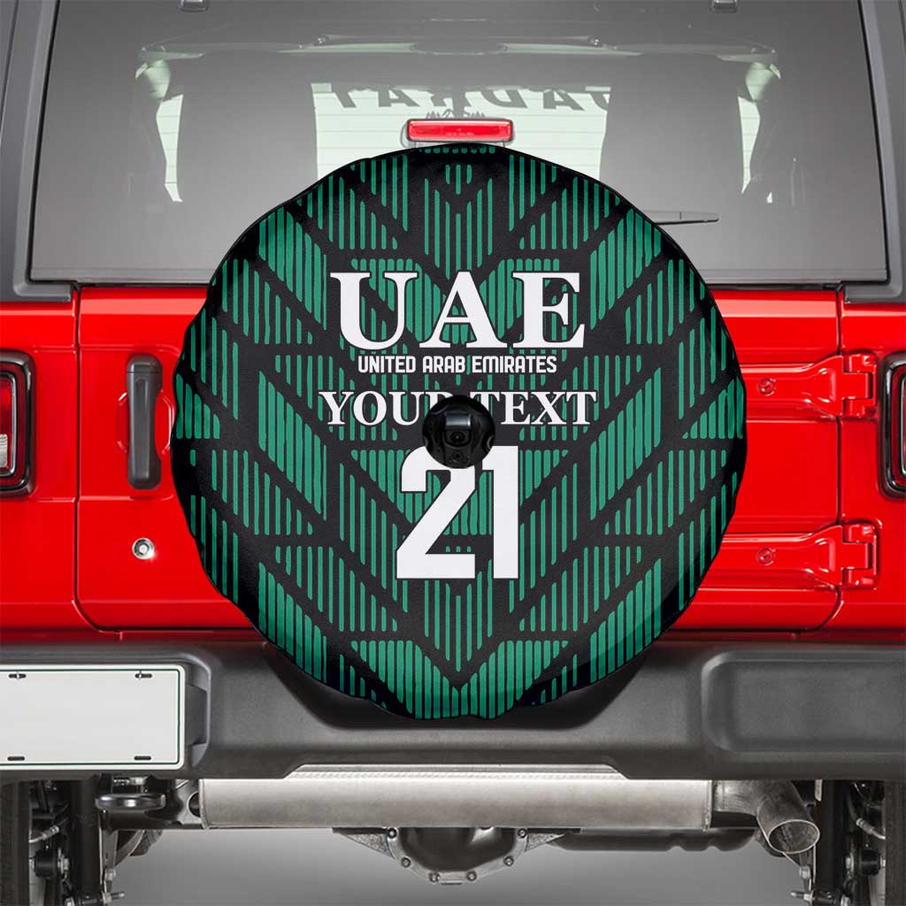 Custom UAE Football Spare Tire Cover Green Concept 19-2020 - Wonder Print Shop