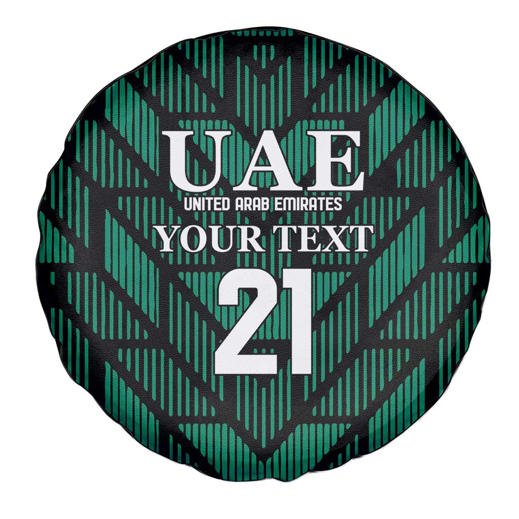 Custom UAE Football Spare Tire Cover Green Concept 19-2020 - Wonder Print Shop