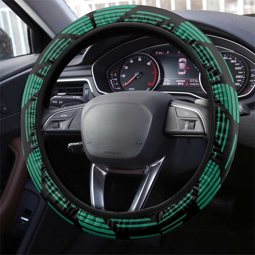 UAE Football Steering Wheel Cover Green Concept 19-2020 - Wonder Print Shop