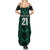 Custom UAE Football Summer Maxi Dress Green Concept 19-2020 - Wonder Print Shop