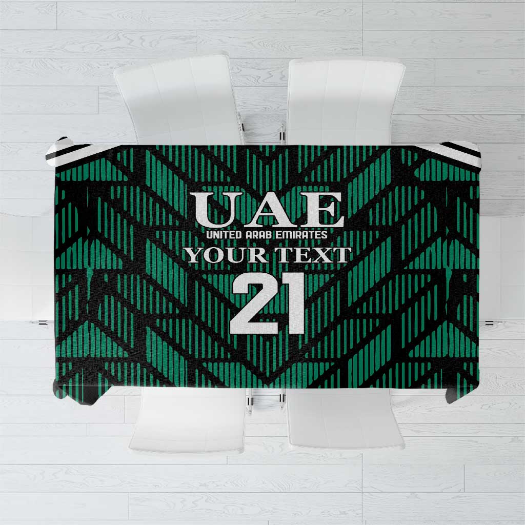 Custom UAE Football Tablecloth Green Concept 19-2020 - Wonder Print Shop