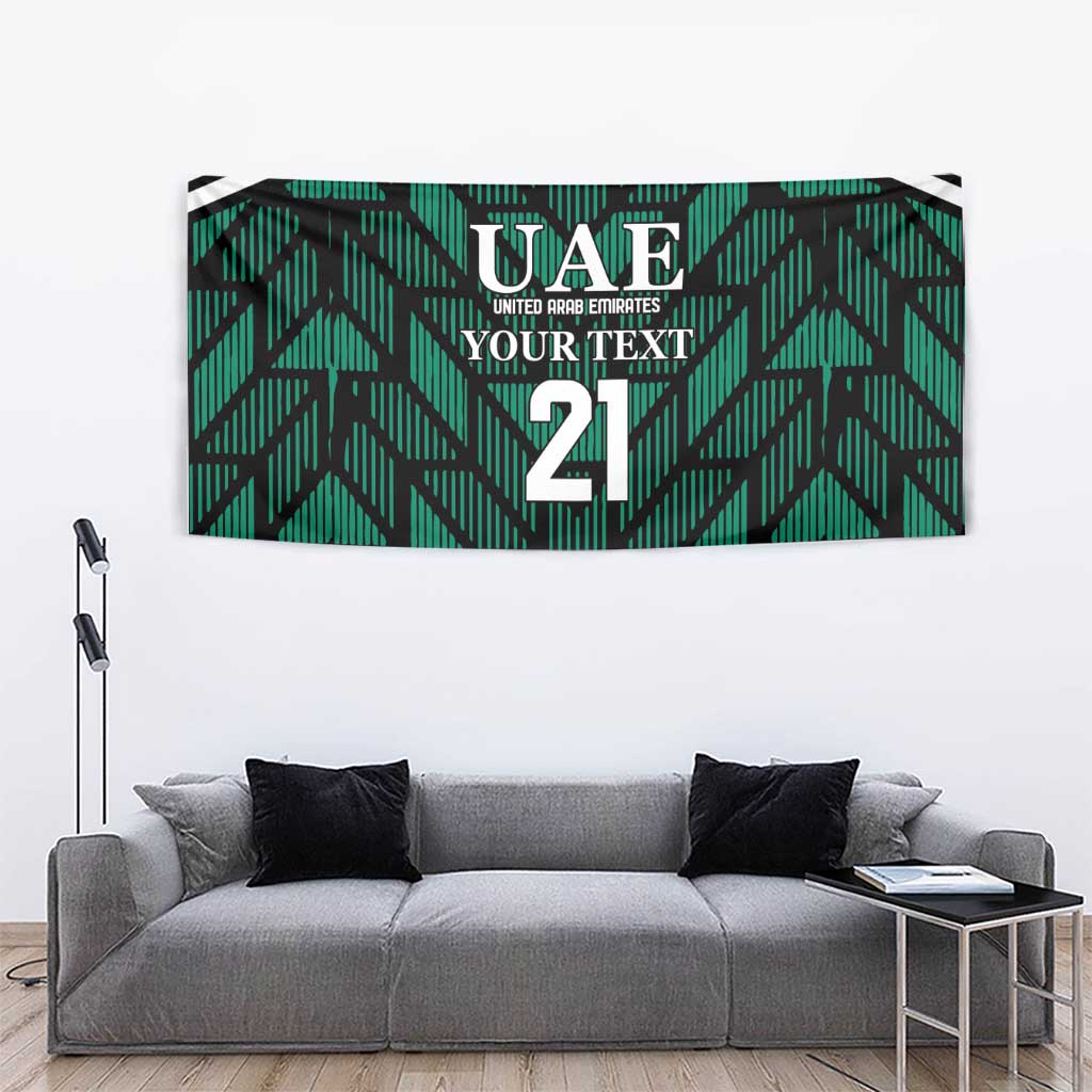 Custom UAE Football Tapestry Green Concept 19-2020 - Wonder Print Shop