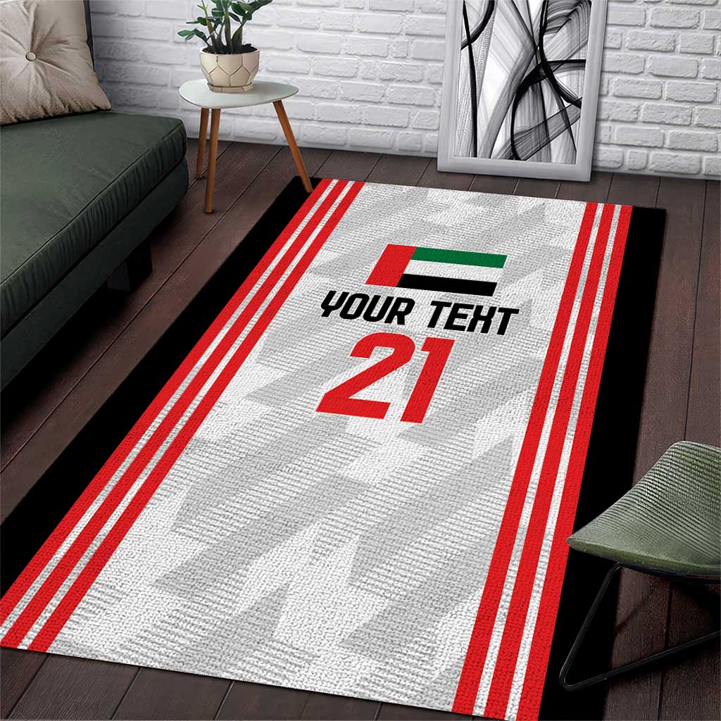 Custom UAE Football Area Rug The Whites Concept 19-2020 LT9 - Wonder Print Shop