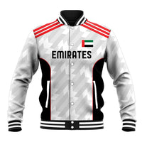 Custom UAE Football Baseball Jacket The Whites Concept 19-2020 LT9 - Wonder Print Shop
