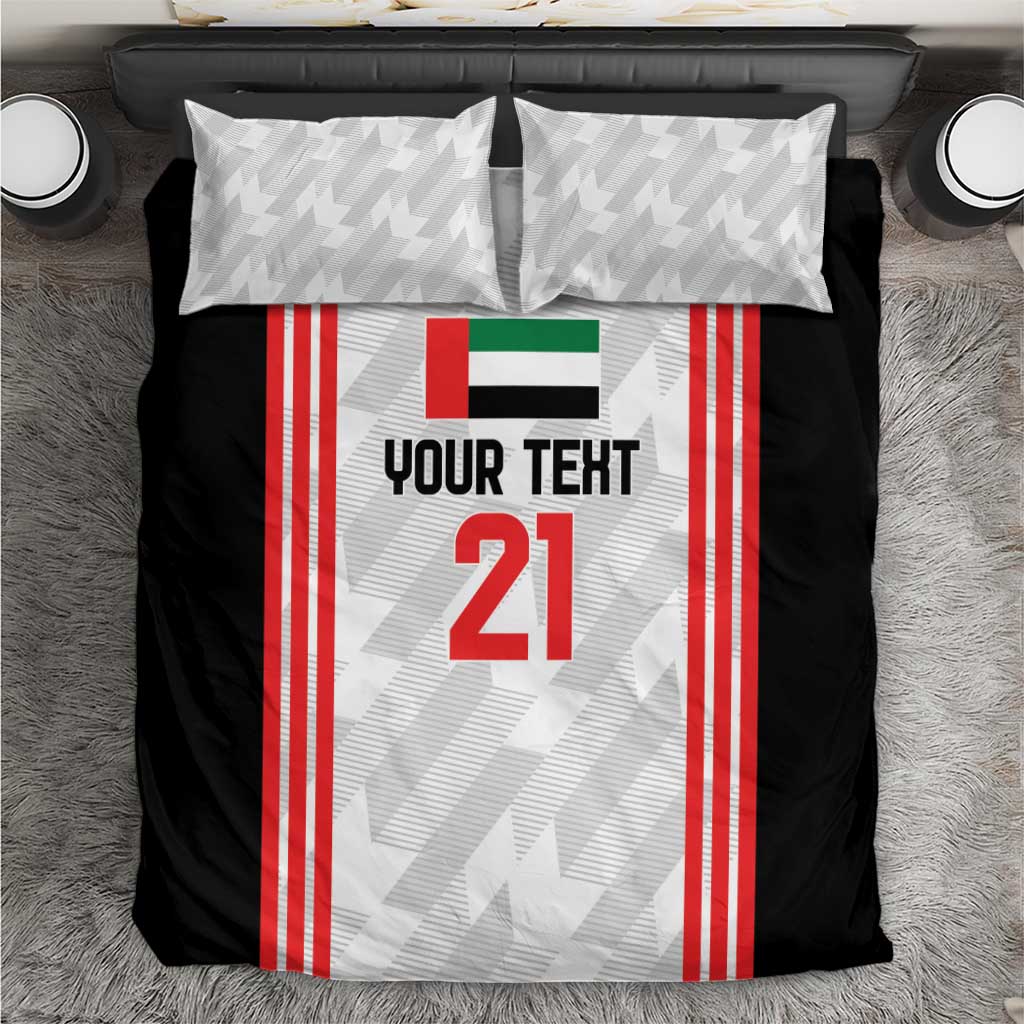 Custom UAE Football Bedding Set The Whites Concept 19-2020 LT9 - Wonder Print Shop