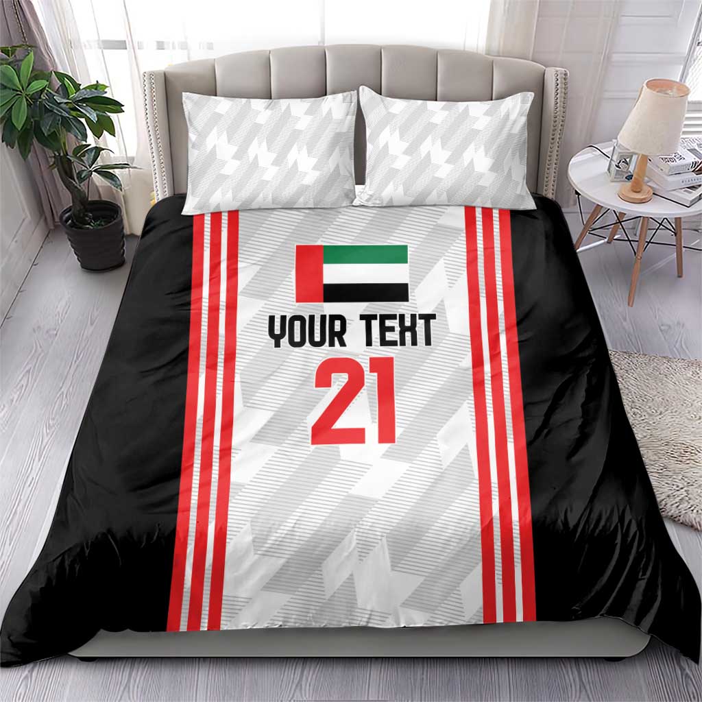 Custom UAE Football Bedding Set The Whites Concept 19-2020 LT9 - Wonder Print Shop