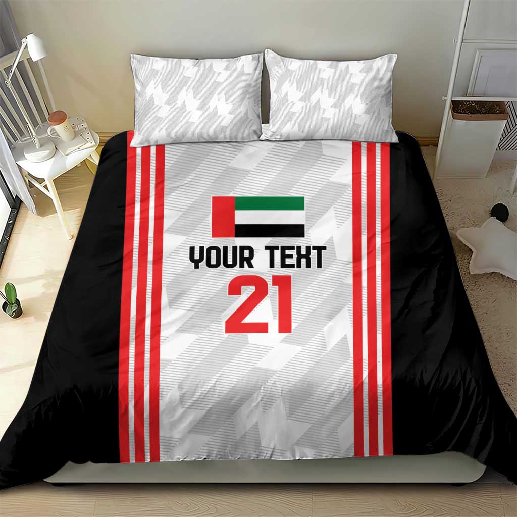 Custom UAE Football Bedding Set The Whites Concept 19-2020 LT9 - Wonder Print Shop