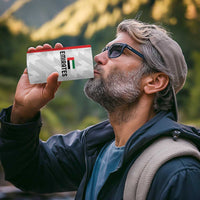 Custom UAE Football 4 in 1 Can Cooler Tumbler The Whites Concept 19-2020 LT9 - Wonder Print Shop